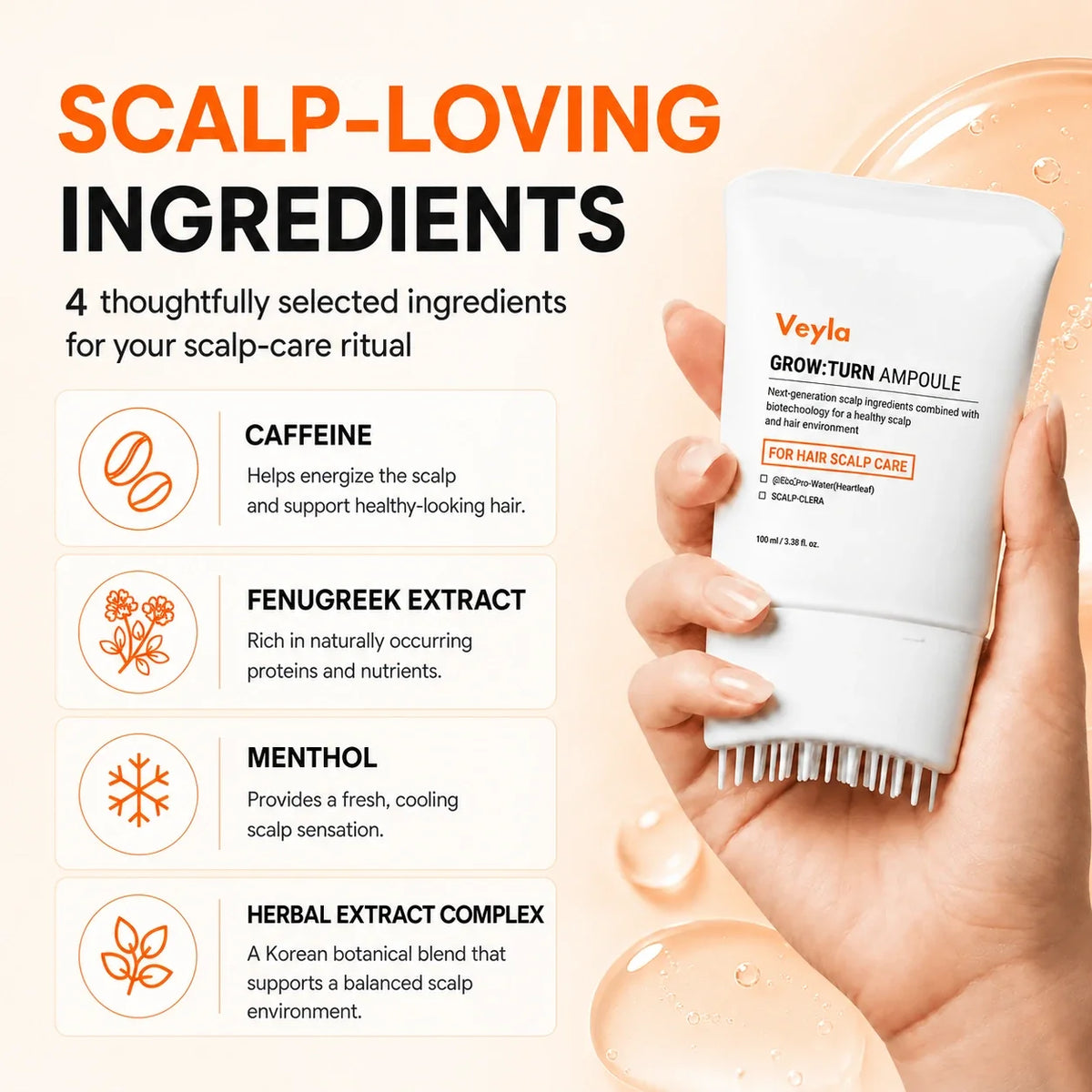 Korea's #1 Hair Growth Serum Veyla