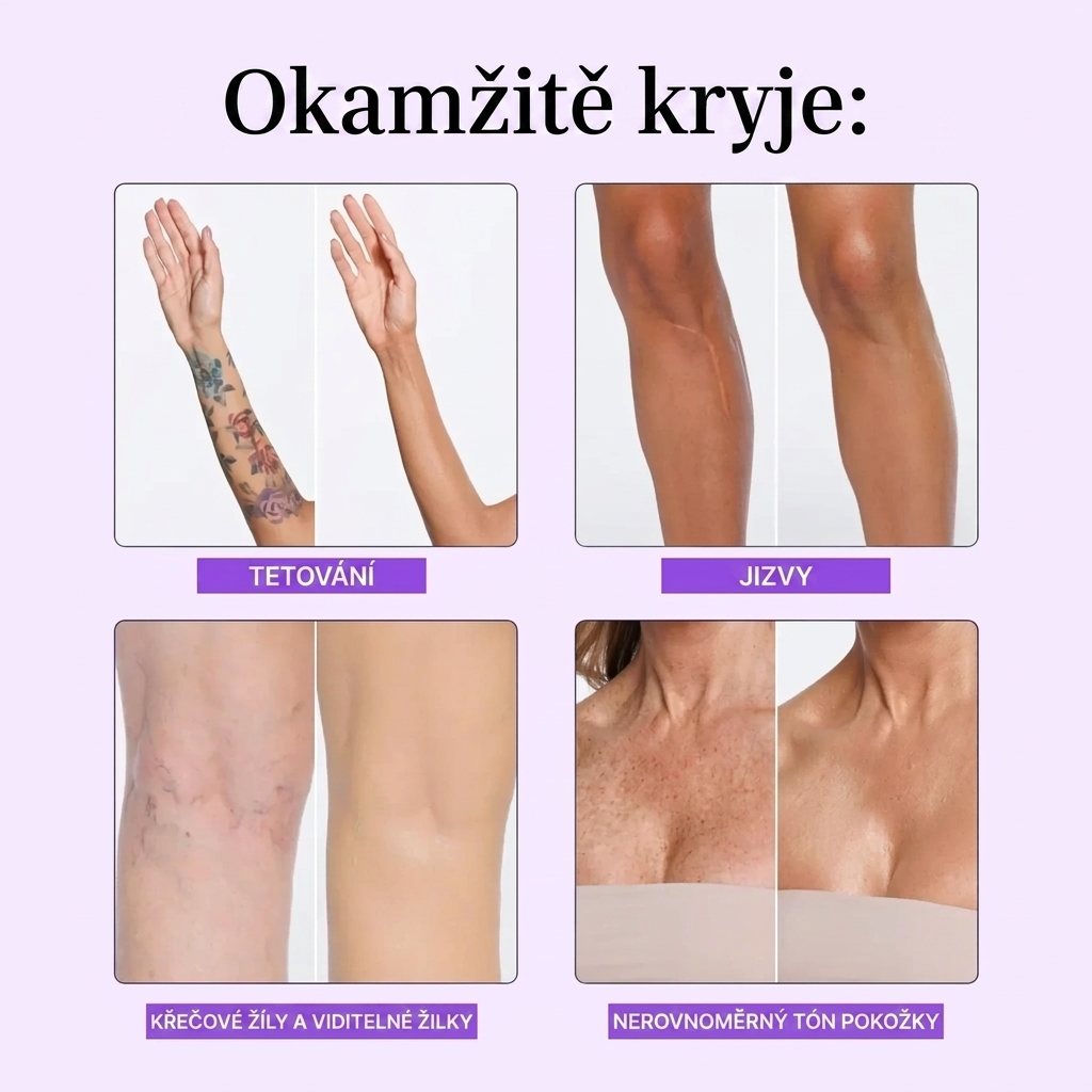 Produkt pro dokonalé krytí těla GLOWRIE