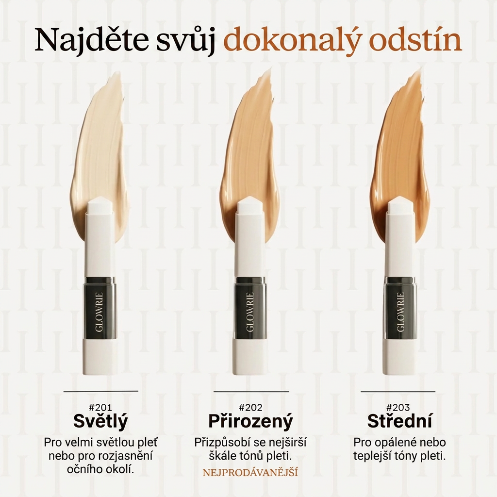 Glowrie – tónovací tyčinka měnící barvu GLOWRIE