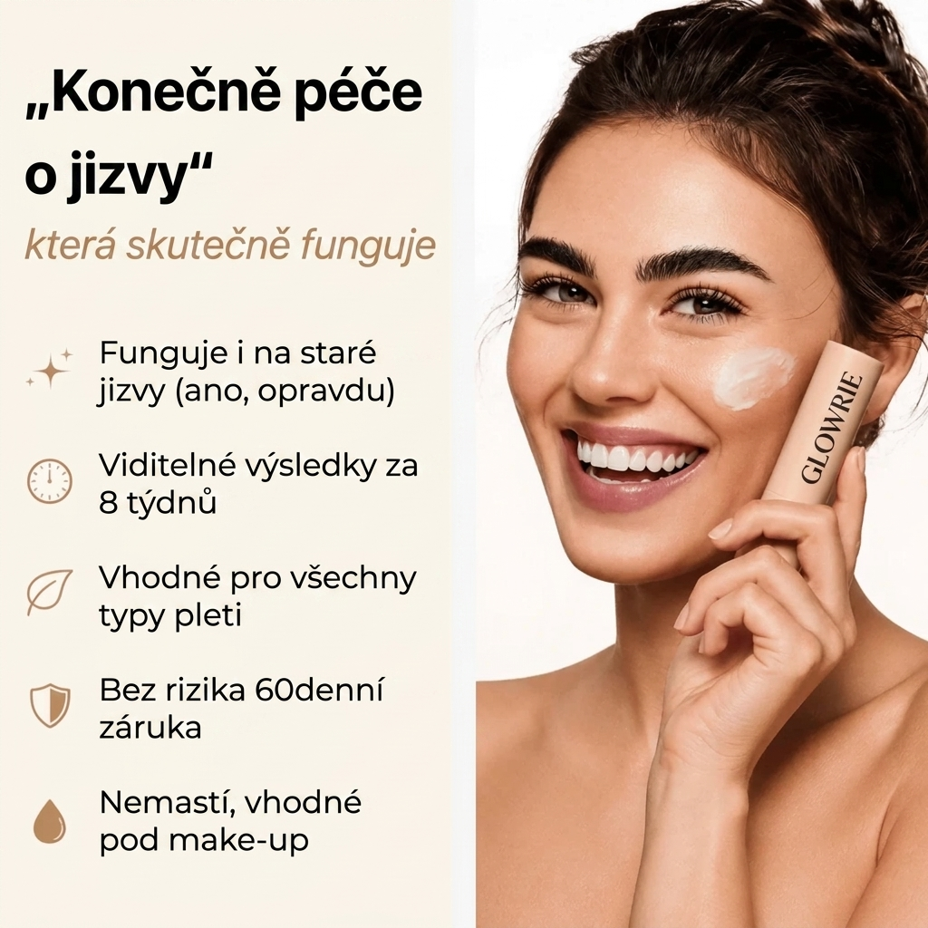 Klinické pero Clinical Glowrie™ na odstranění jizev po akné GLOWRIE